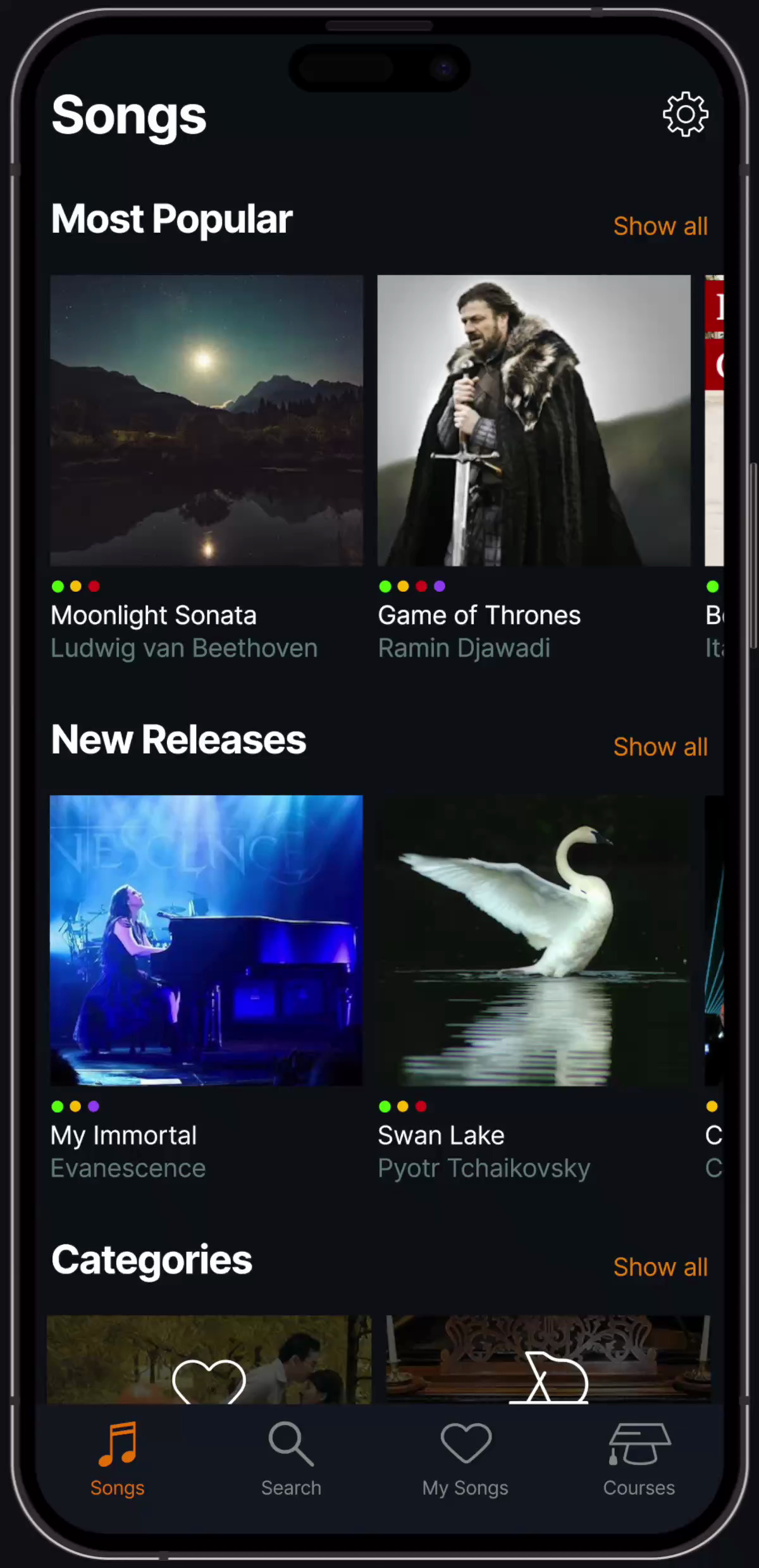 songs video